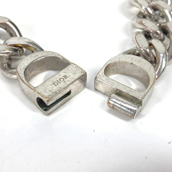 Dior Chain Necklace Metal Silver - Picture 11 of 14